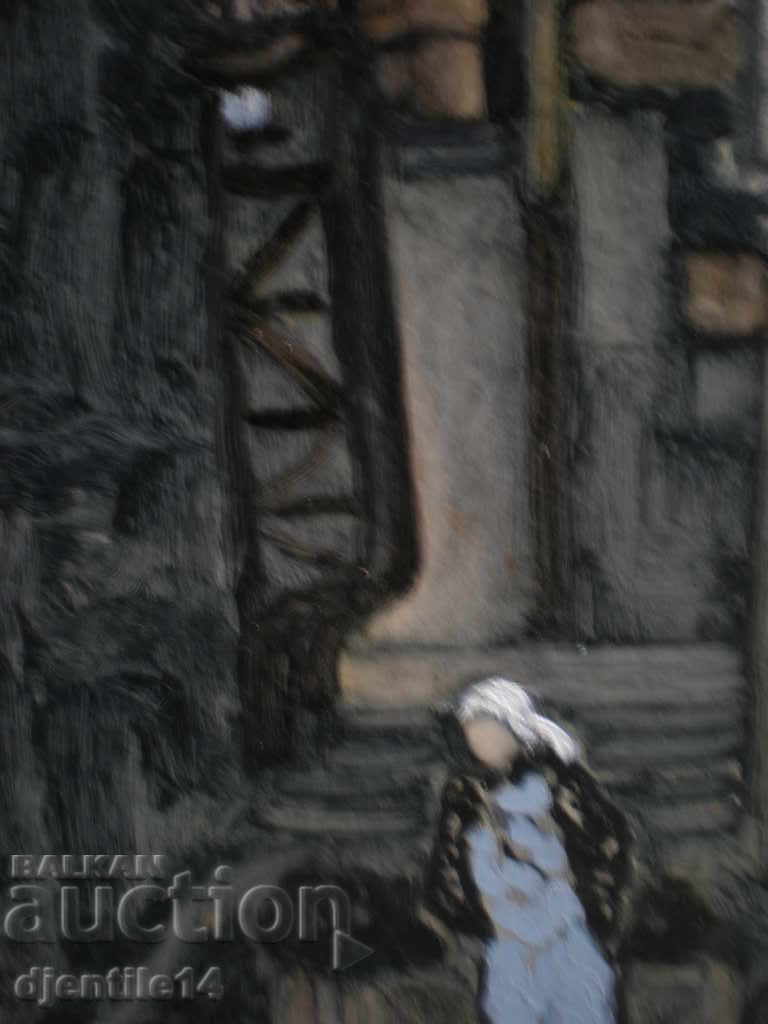 Delivery of Painting, oil, phaser, signed, on the back. Delivery of Painting, oil, phaser, signed, on the back.