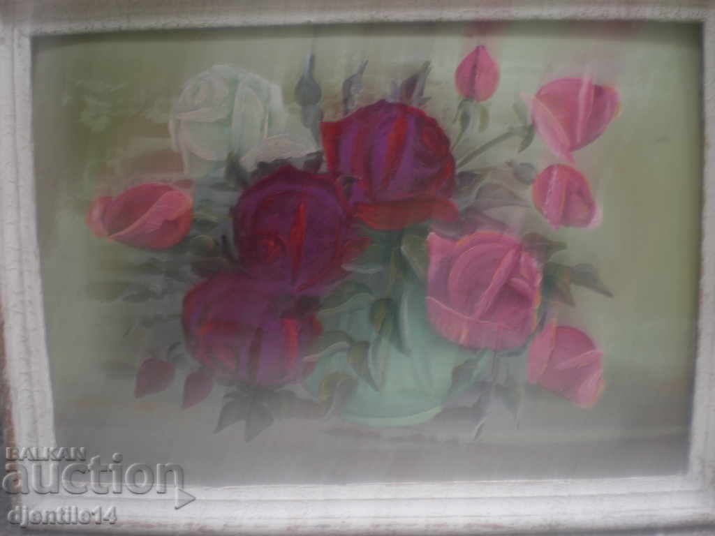 Pictură, ulei, carton. cu preț € 30.00 | 58.67 BGN Pictură, ulei, carton. cu preț € 30.00 | 58.67 BGN