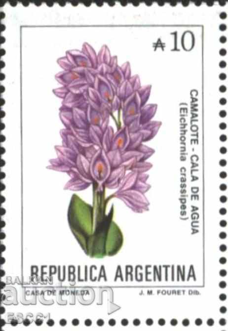 Чиста марка Флора  Цвете  1989 от Аржентина