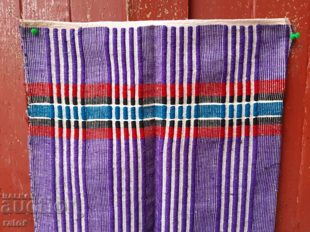 Authentic woven woolen cover. Costume with price 8.00 BGN | € 4.09 Authentic woven woolen cover. Costume with price 8.00 BGN | € 4.09