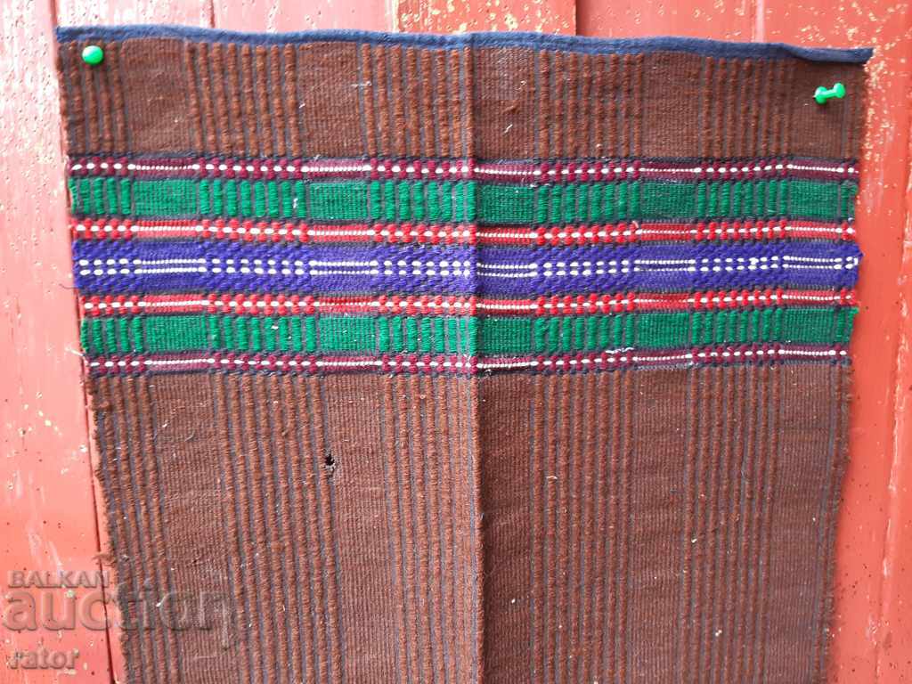 Authentic woven woolen cover. Costume with price 6.00 BGN | € 3.07 Authentic woven woolen cover. Costume with price 6.00 BGN | € 3.07