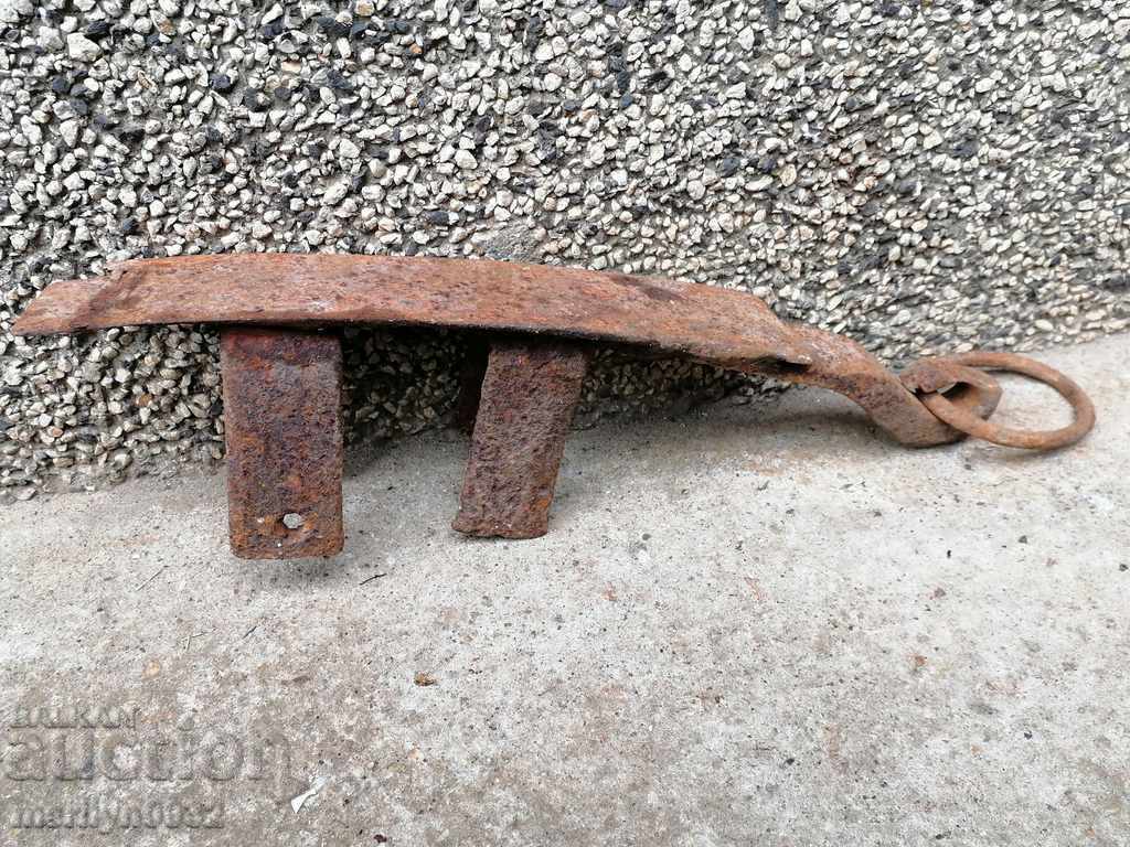 Auction Old brake for wagon wagon wrought iron primitive Auction Old brake for wagon wagon wrought iron primitive
