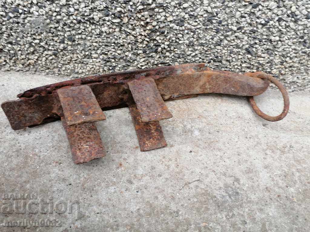 Delivery of Old brake for wagon wagon wrought iron primitive Delivery of Old brake for wagon wagon wrought iron primitive