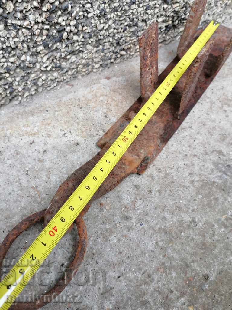 Old brake for wagon wagon wrought iron primitive - 5 Old brake for wagon wagon wrought iron primitive - 5