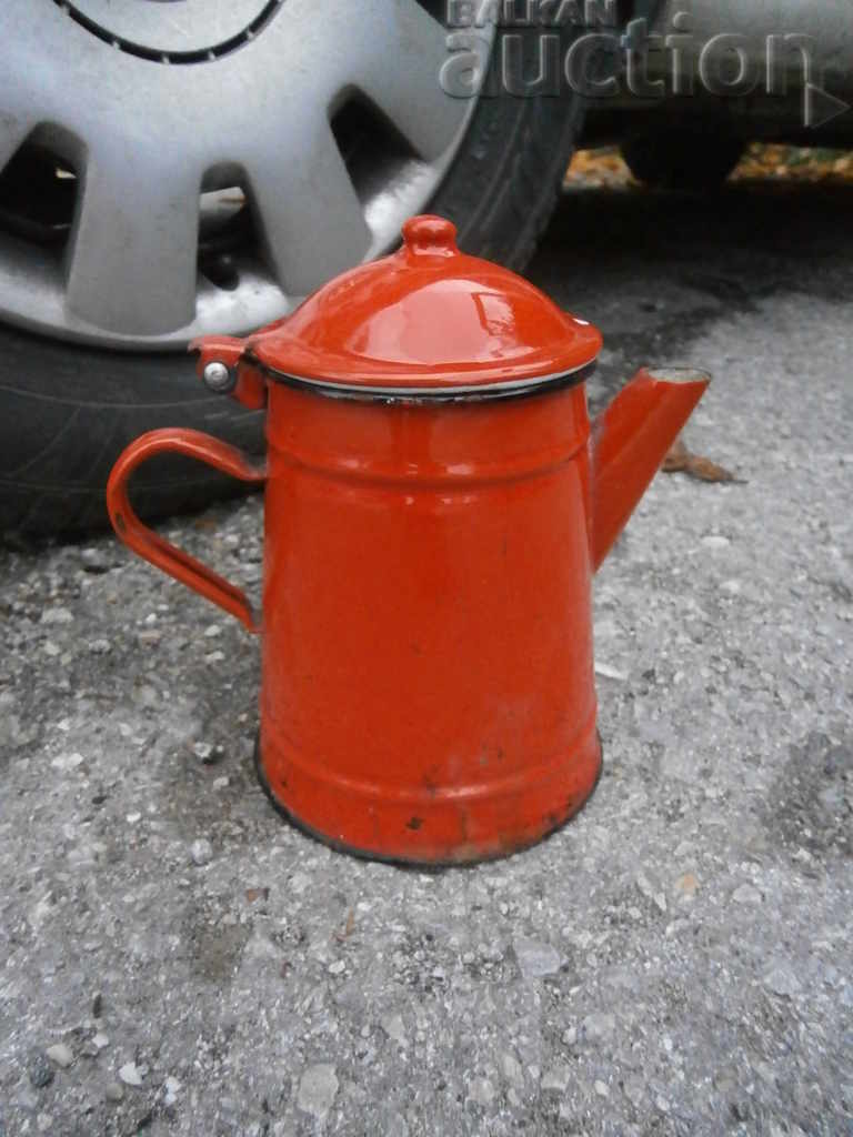 Δημοπρασία αντίκες Vintage ρετρό κατσαρόλα εμαγιέ