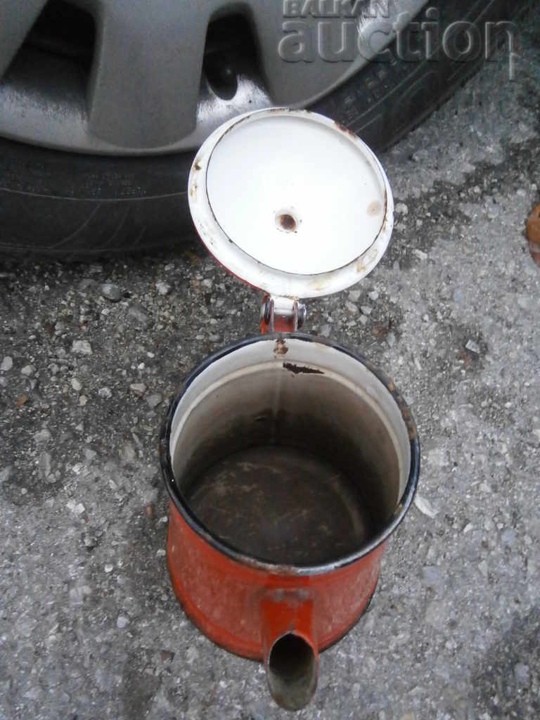 αντίκες Vintage ρετρό κατσαρόλα εμαγιέ - 6