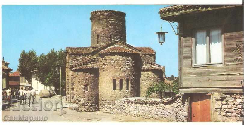 Καρτ ποστάλ Βουλγαρία Nessebar εκκλησία του Αγίου Ιωάννη του Βαπτιστή 3 *