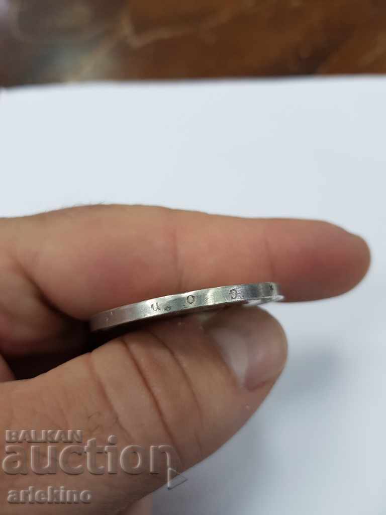 Rare Dutch silver coin 2 1/2 G 1858 - 7 Rare Dutch silver coin 2 1/2 G 1858 - 7