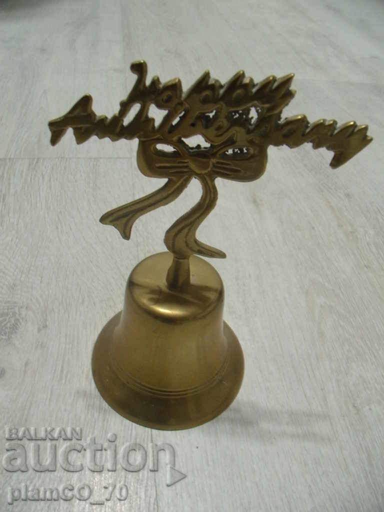 № * 4789 clopot de bronz englezesc vechi - 5 № * 4789 clopot de bronz englezesc vechi - 5