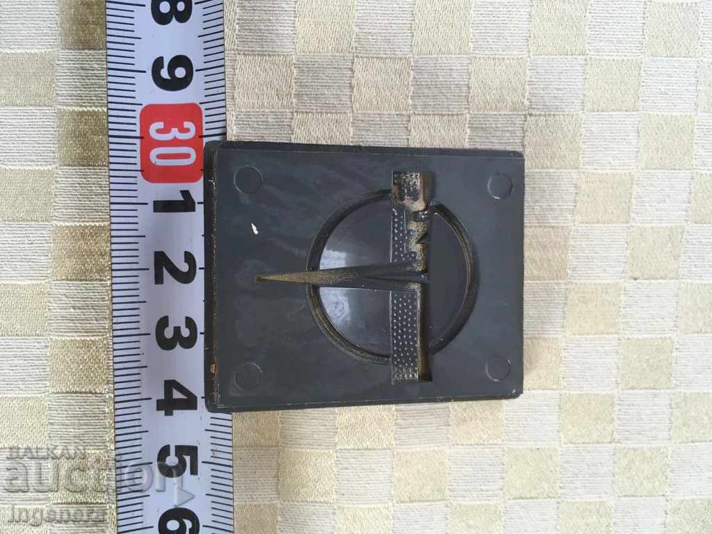 Auction PLATE PLATE EMBLEM LOGO FROM ZIL REFRIGERATOR Auction PLATE PLATE EMBLEM LOGO FROM ZIL REFRIGERATOR