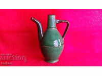 Old ceramic Pitcher Pavur glaze