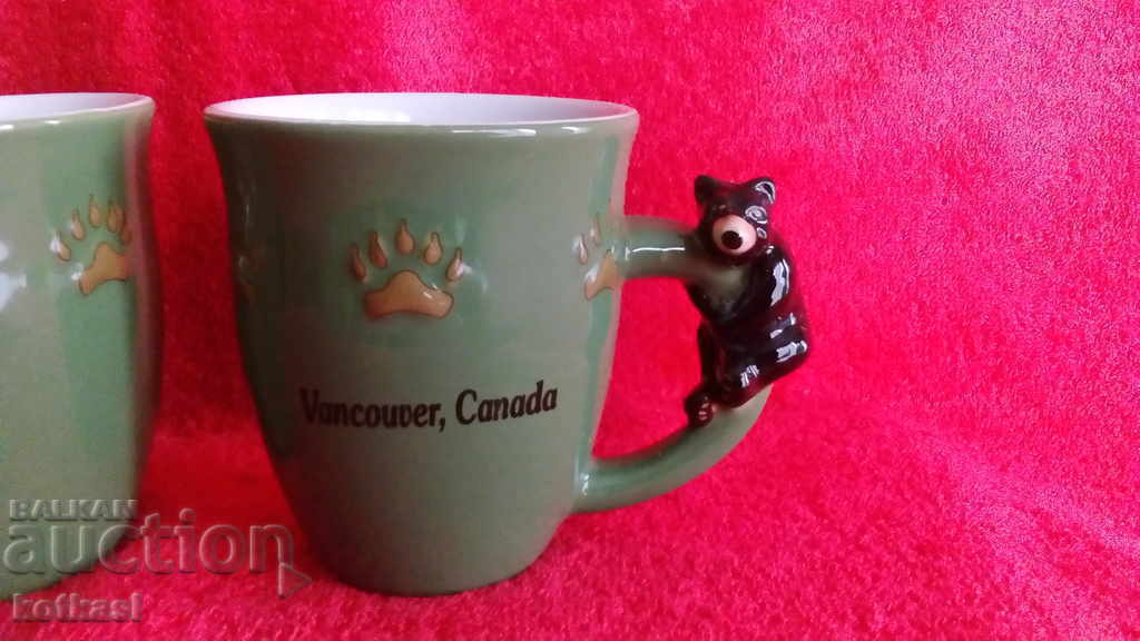 Yellowstone Park old cups Bears Embossed paws with price 45.50 BGN | € 23.26 Yellowstone Park old cups Bears Embossed paws with price 45.50 BGN | € 23.26