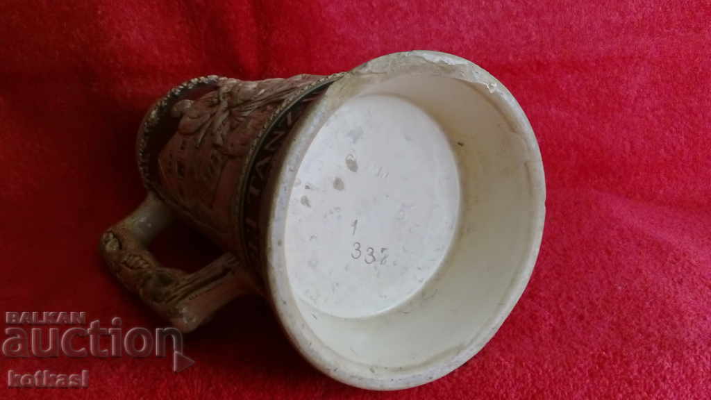 Old large mug 1l Germany dance pub beer garden - 7 Old large mug 1l Germany dance pub beer garden - 7