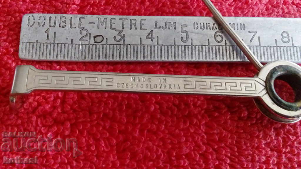 Auction Old tool leather case for cleaning pipes Auction Old tool leather case for cleaning pipes