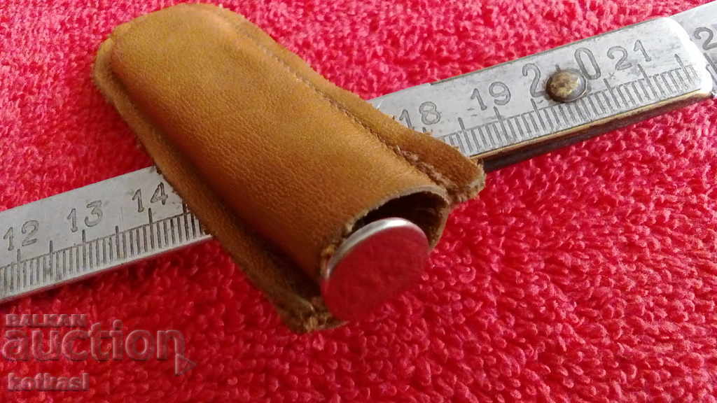 Old tool leather case for cleaning pipes - 7 Old tool leather case for cleaning pipes - 7