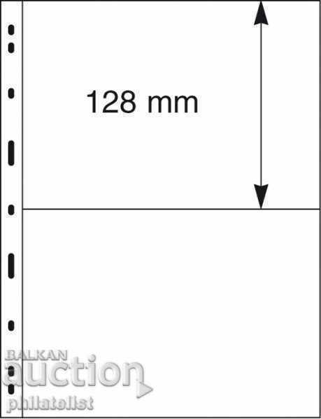 Lindner Uniplate banknote sheets black two banknotes