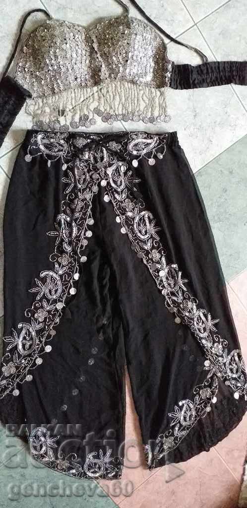 COSTUM pentru dansuri orientale cu broderie, paiete - 7