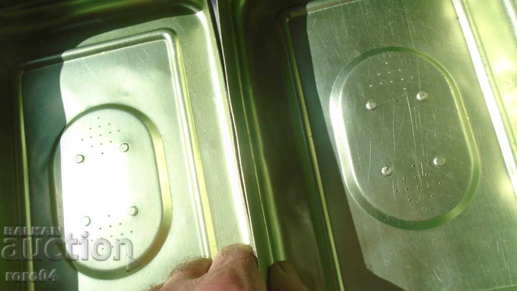 ALUMINUM DISHES WITH BOX - 5 ALUMINUM DISHES WITH BOX - 5