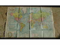 КАРТА НА СВЕТА - ЦАРСТВО БЪЛГАРИЯ