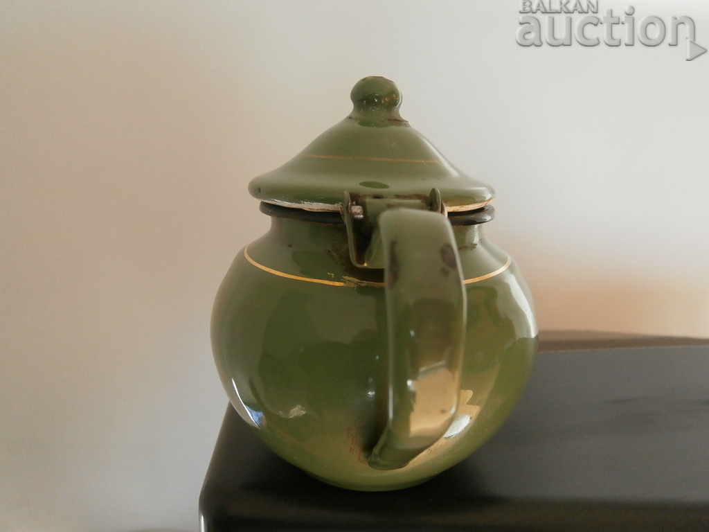 old vintage retro enamel teapot - 5 old vintage retro enamel teapot - 5