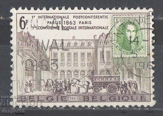 1963. Belgia. Congres internațional poștal, Paris 1963.
