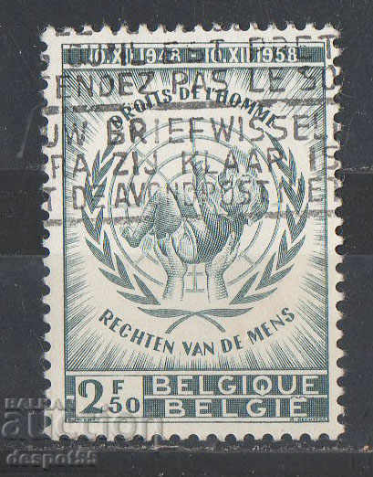 1958. Belgia. Declarația ONU privind '10 Drepturilor Omului.