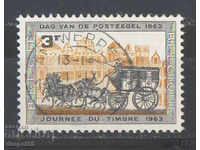1963. Belgium. Postage stamp day.