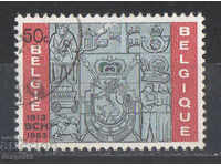1963 Belgia. 50 de ani de servicii bancare poștale (post-giro).