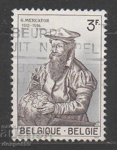 1962. Belgium. Gerardo di Kremer (1512-1594), cartographer.