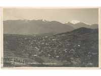 Carte poștală veche - Kalofer, vedere generală cu vârful Yumruka-Chala