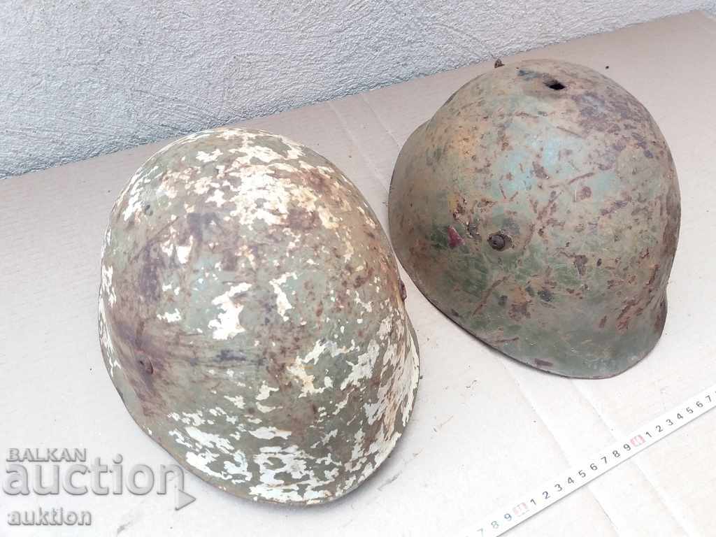 Delivery of LOT OF TWO MILITARY HELMETS - BA Delivery of LOT OF TWO MILITARY HELMETS - BA