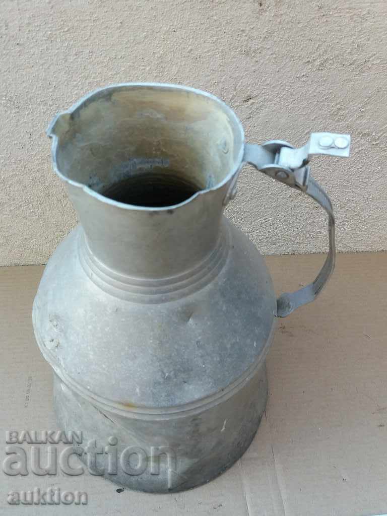 SOLID METAL IBRIK, GUM, JUG - 8 LITERS - 5