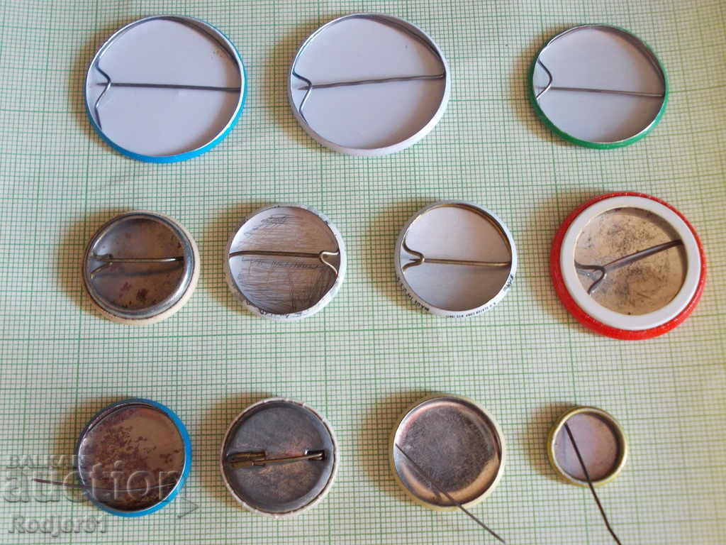 badges - metal, caps 11 pcs with price 10.00 BGN | € 5.11 badges - metal, caps 11 pcs with price 10.00 BGN | € 5.11