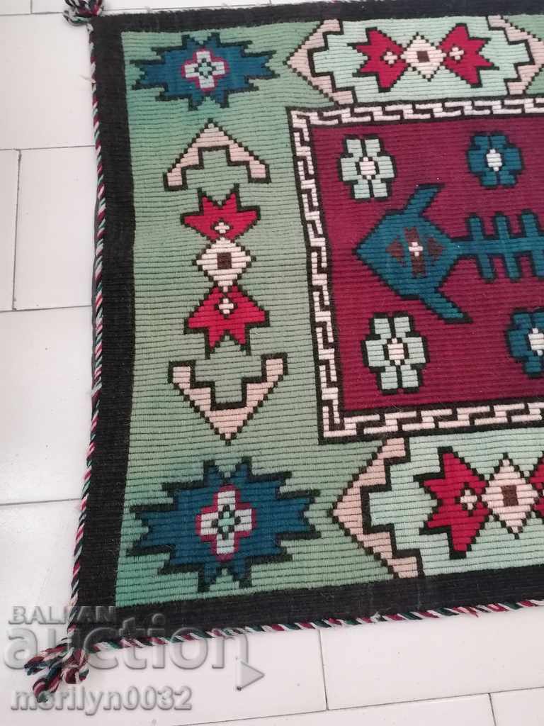 Tapițerie de perete țesătă manual veche husă de pernă - 6 Tapițerie de perete țesătă manual veche husă de pernă - 6