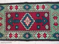 Old hand woven wall tapestry rug pillow case