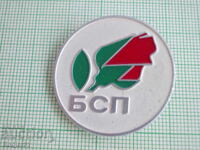 badges - Bulgarian parties - BSP 2 pcs