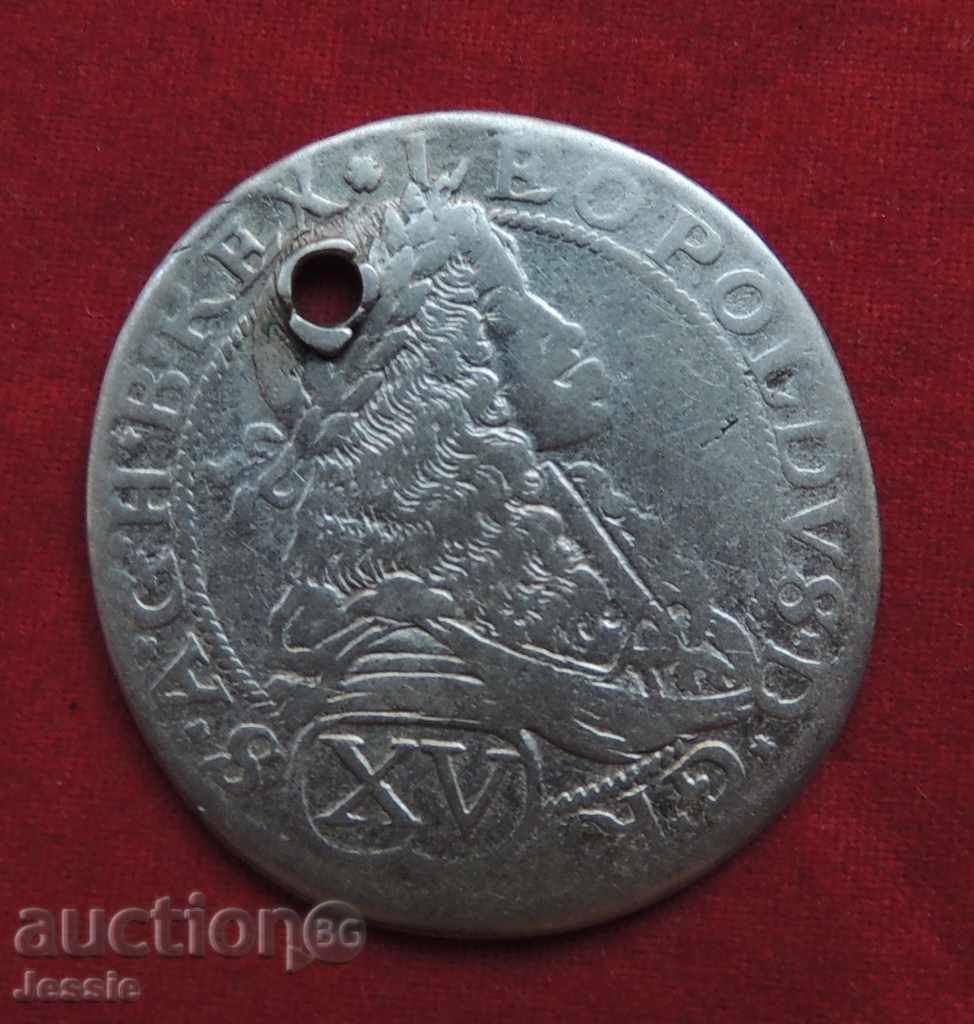 15 Kreuzer Austria-Hungary 1675 Silver - Leopold I with price 23.20 BGN | € 11.86 15 Kreuzer Austria-Hungary 1675 Silver - Leopold I with price 23.20 BGN | € 11.86