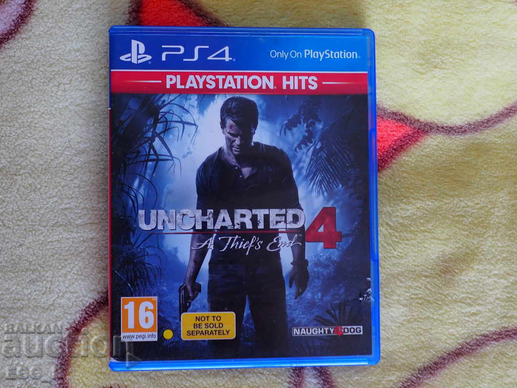 Видео игра за  PS 4 плейстейшън 4 Uncharted 4