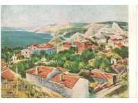 Old card - Balchik, View