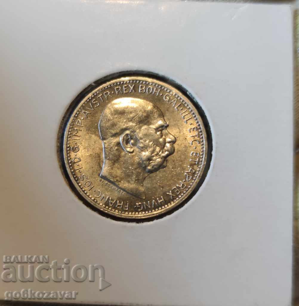 Austria 1 crown 1915 Silver UNC - 5 Austria 1 crown 1915 Silver UNC - 5