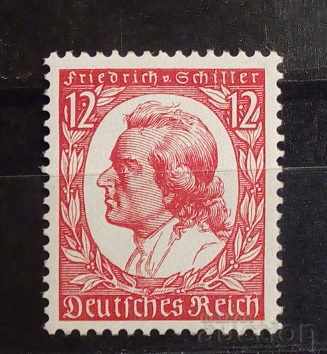 Imperiul German / Reich 1934 Friedrich Schiller 60 € MNH
