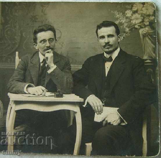 Auction Old photo card men Germany 1911 brand traveled Auction Old photo card men Germany 1911 brand traveled