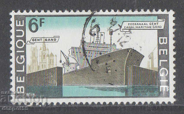 1968. Belgium. The Ghent Sea Canal.
