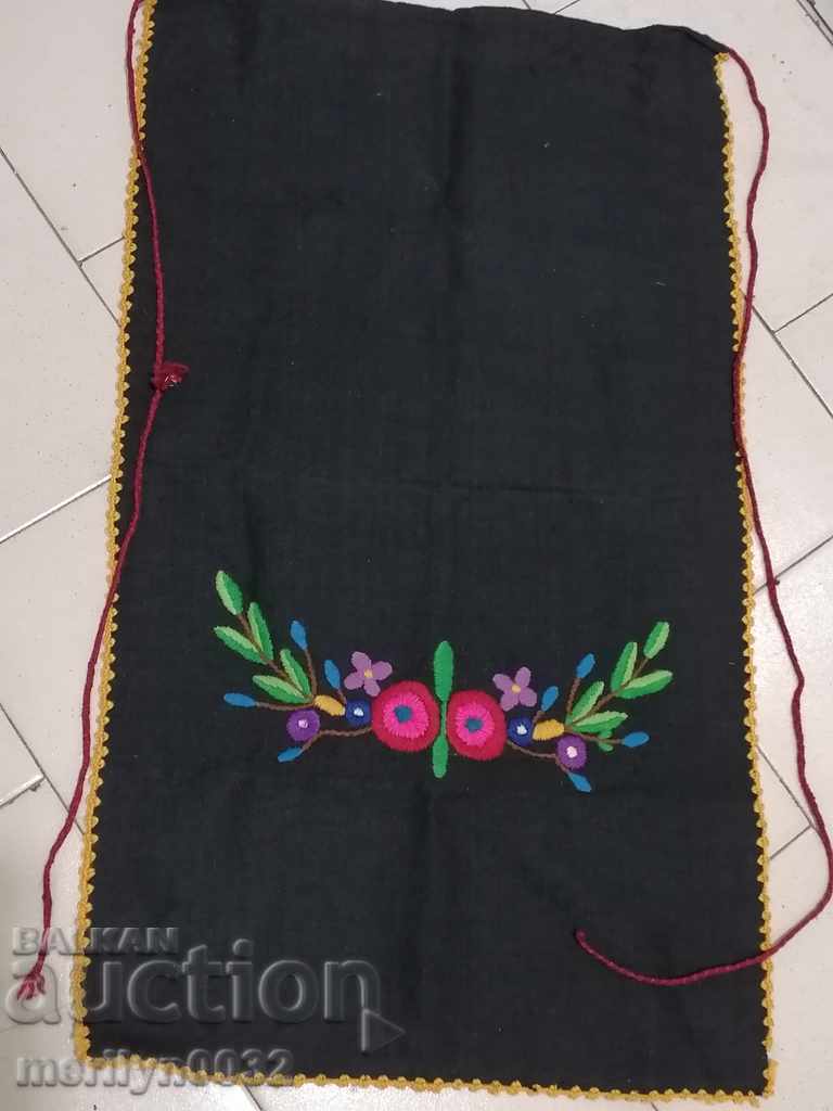 Стара тъкана бродирана везана престилка  носия сукман
