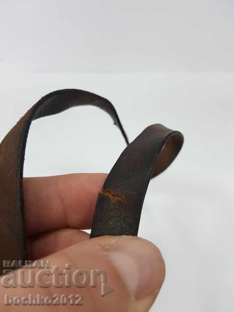 Bulgarian royal leather lanyard for saber shashka - 6 Bulgarian royal leather lanyard for saber shashka - 6