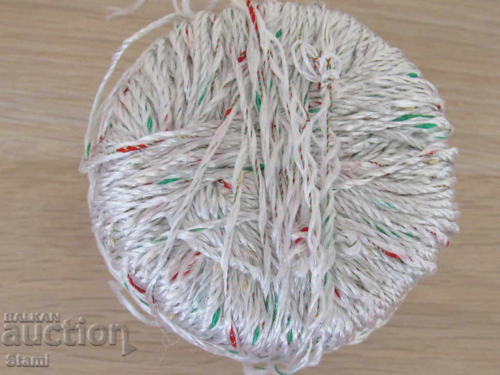 Yarn for decorations reseda green melange with price 4.50 BGN | € 2.30 Yarn for decorations reseda green melange with price 4.50 BGN | € 2.30