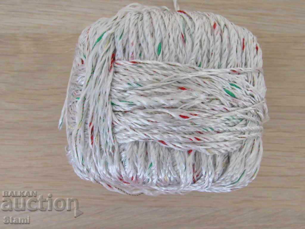 Auction Yarn for decorations reseda green melange Auction Yarn for decorations reseda green melange