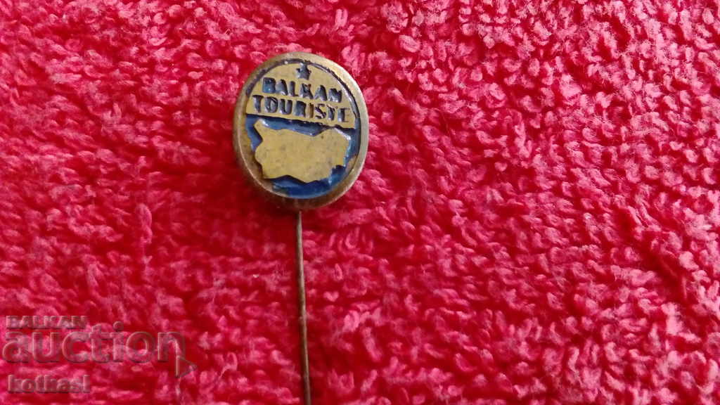 Auction Old social badge pin BALKANTURIST Auction Old social badge pin BALKANTURIST