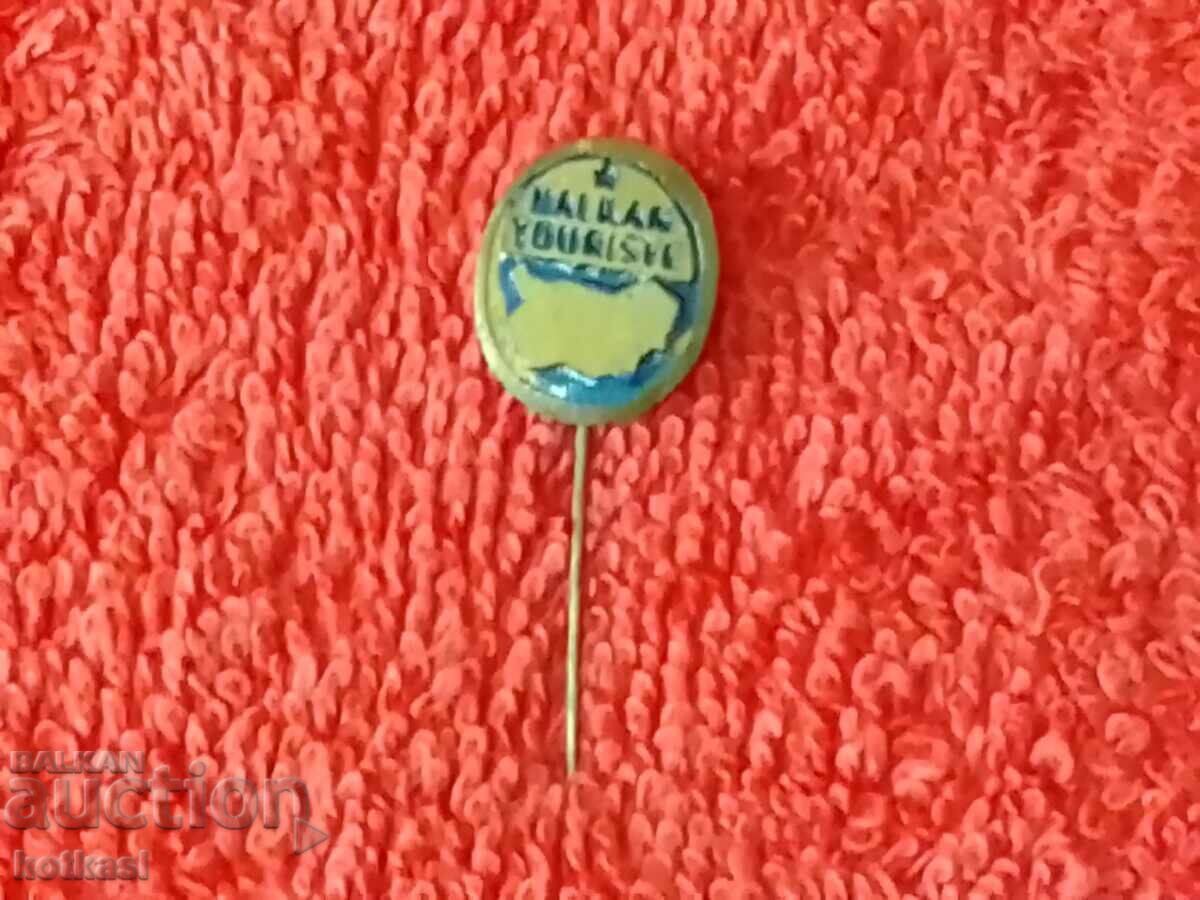 Old social badge pin BALKANTURIST - 5 Old social badge pin BALKANTURIST - 5