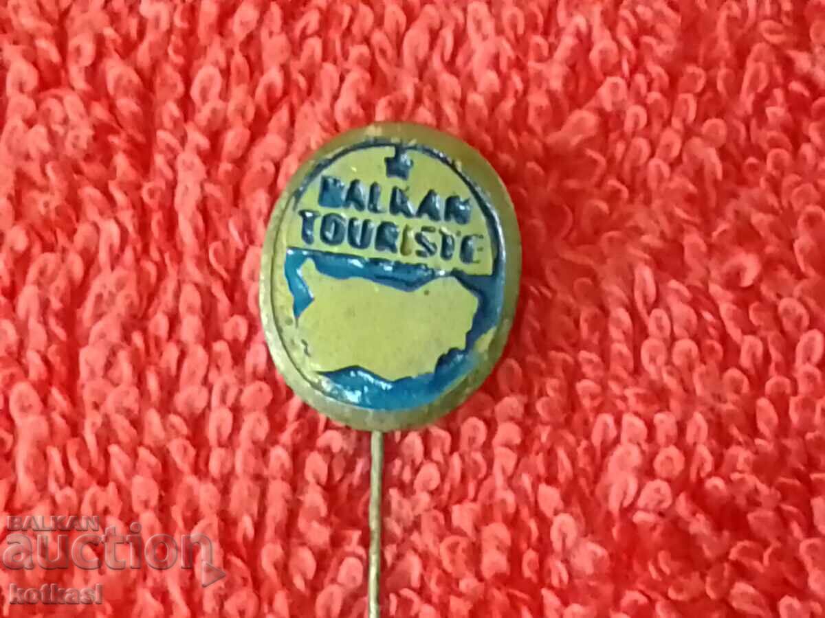 Old social badge pin BALKANTURIST - 6 Old social badge pin BALKANTURIST - 6